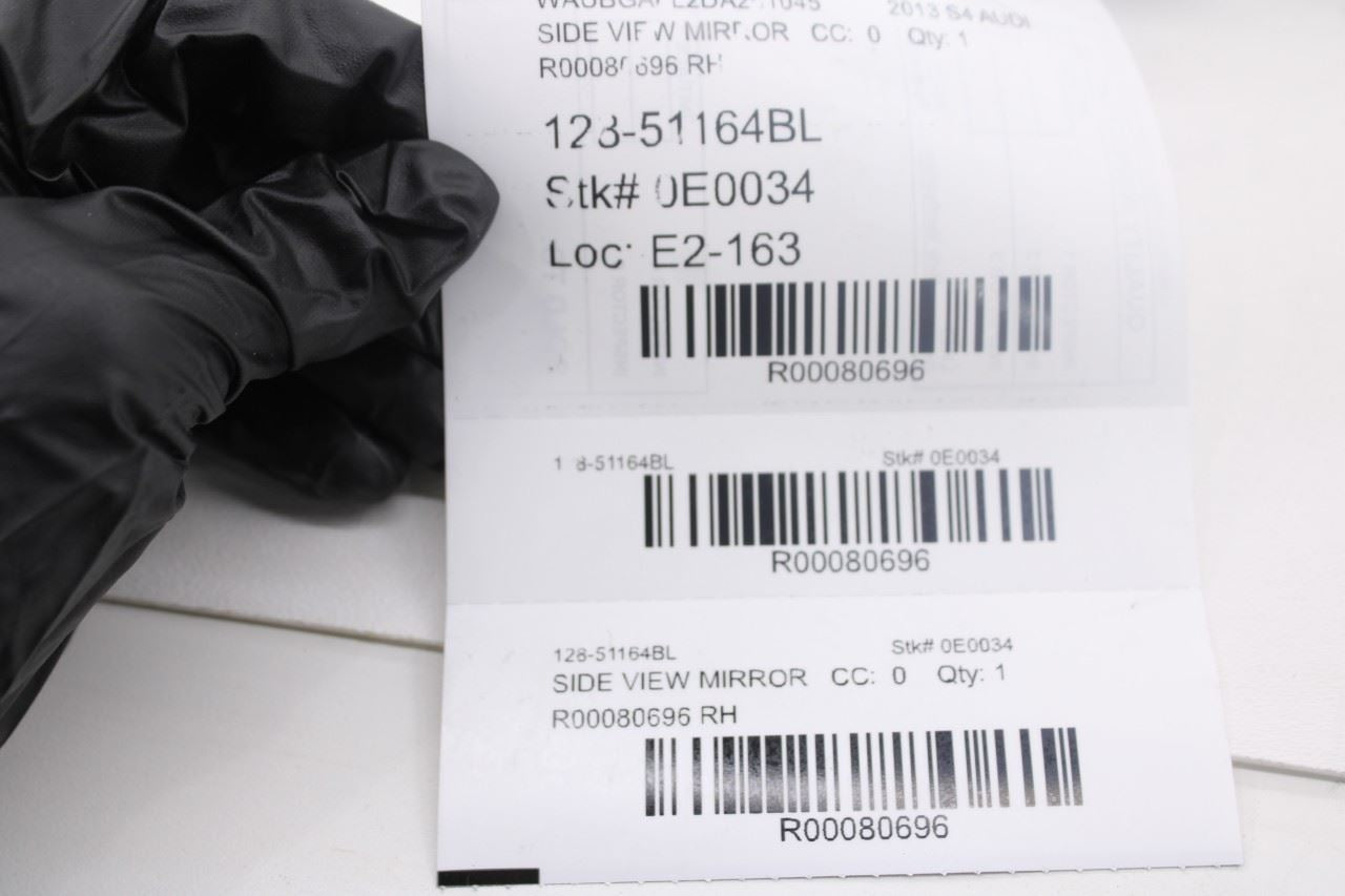 2010-16 Audi S4 Premium Plus 3.0L Right Side Rear View Mirror 8K1-857-410-AK-01C - Alshned Auto Parts