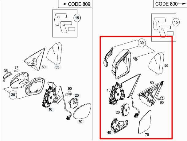 07-11 Mercedes-Benz S550 Driver Left Side Rear View Mirror 221-810-11-76 *ReaD* - Alshned Auto Parts