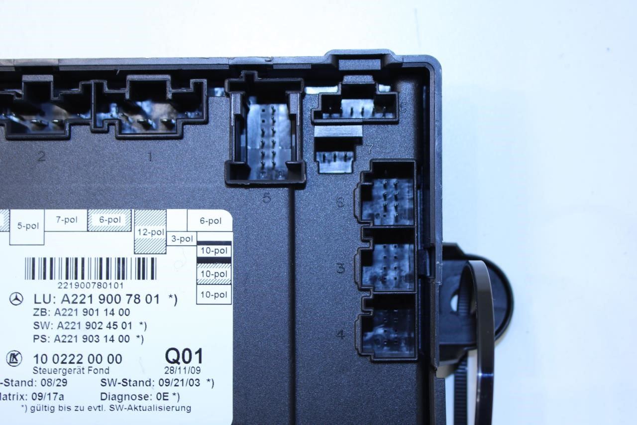 2007-2013 Mercedes-Benz S550 Rear Right Side Door Control Module 221-900-78-01 - Alshned Auto Parts