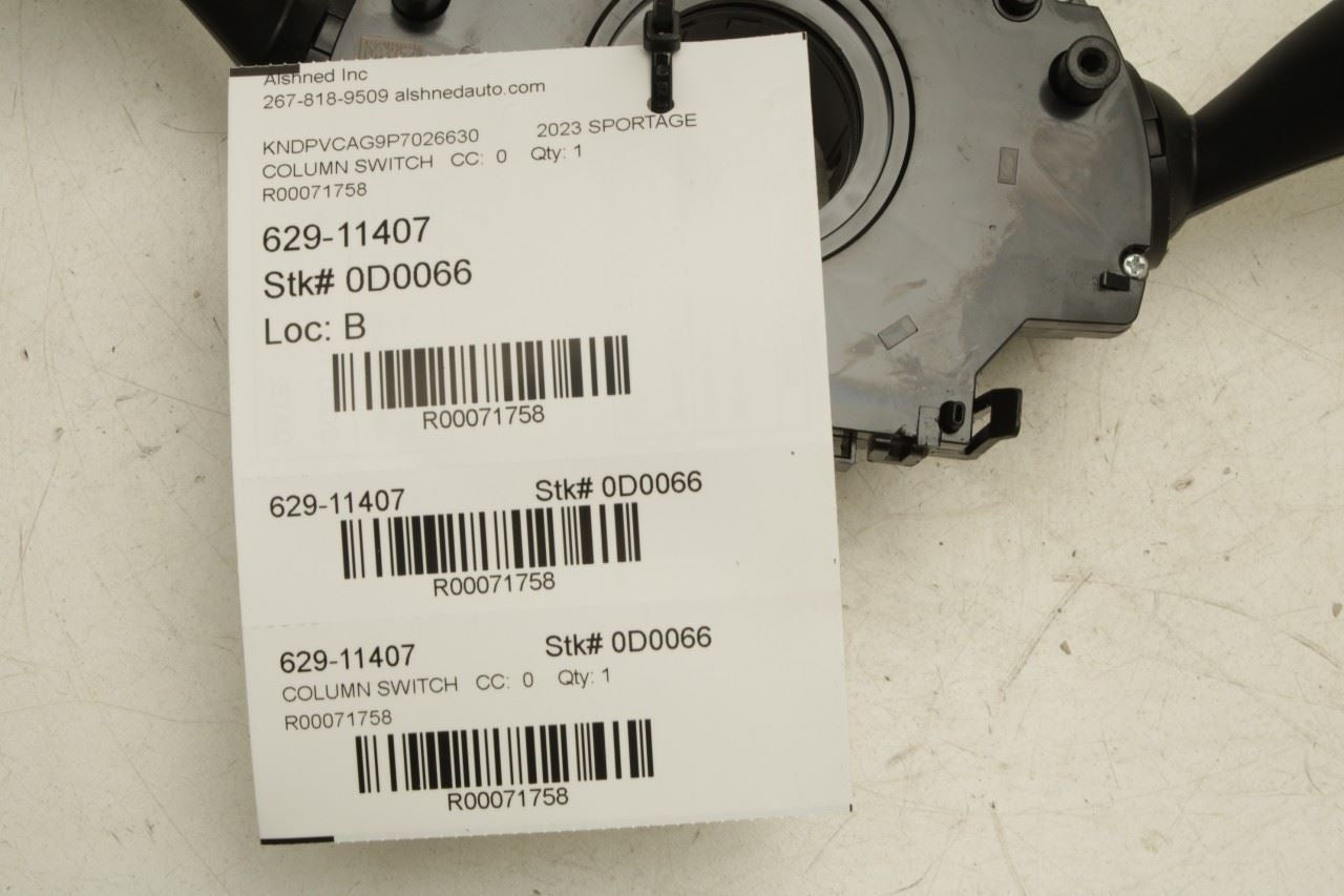 23-24 Kia Sportage Hybrid EX 1.6L Steering Column Light Turn Signal Wiper Switch - Alshned Auto Parts