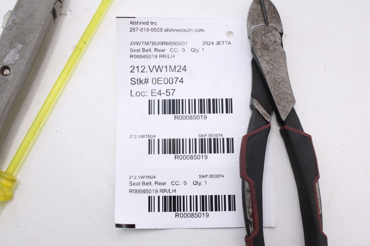2019-25 Volkswagen Jetta SE 1.5L FWD Rear Left Side 2nd Row Seat Belt Retractor11