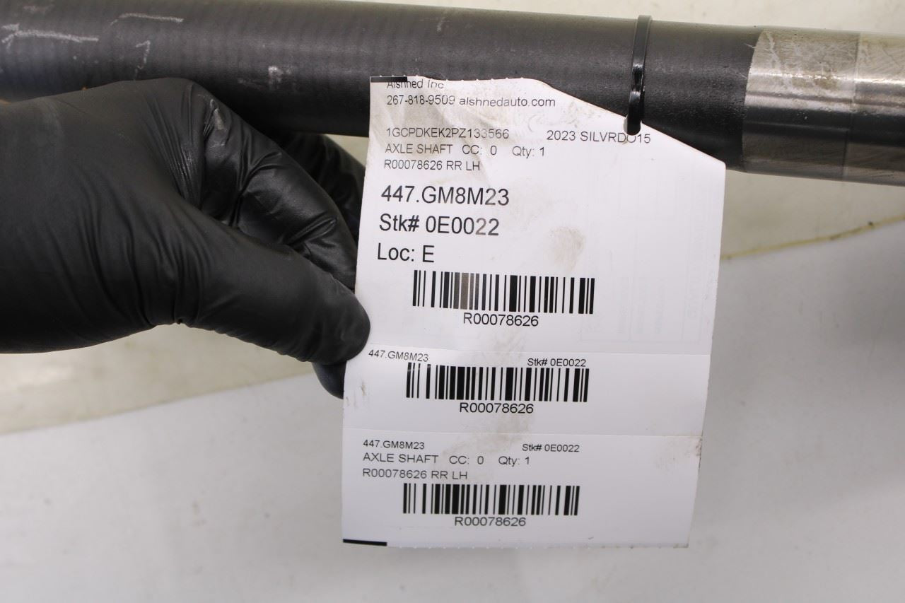19-24 Chevrolet Silverado LT-L 4WD Rear Driver Left Side Axle Shaft 84454426 OEM - Alshned Auto Parts