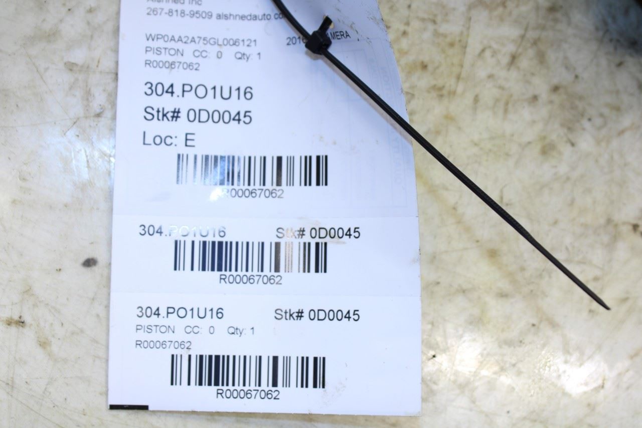 2011-2016 Porsche Panamera 4 3.6L Engine Piston Right No 2 with Connecting Rod - Alshned Auto Parts