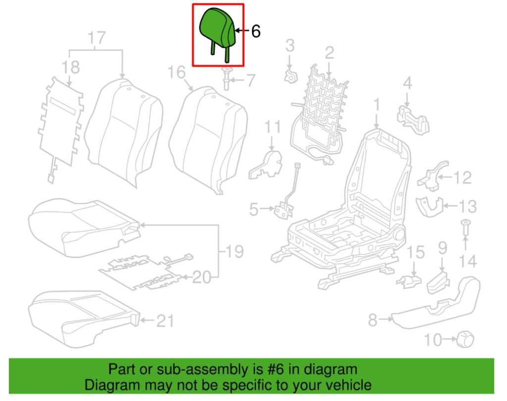 2020-23 Toyota Tacoma SR5 Front Right and Left Side Seat Headrest 71910-04471-C3 - Alshned Auto Parts
