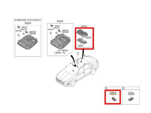 2020-2023 Hyundai Sonata SE Interior Reading Light Lamps w/ Cargo Courtesy Light - Alshned Auto Parts