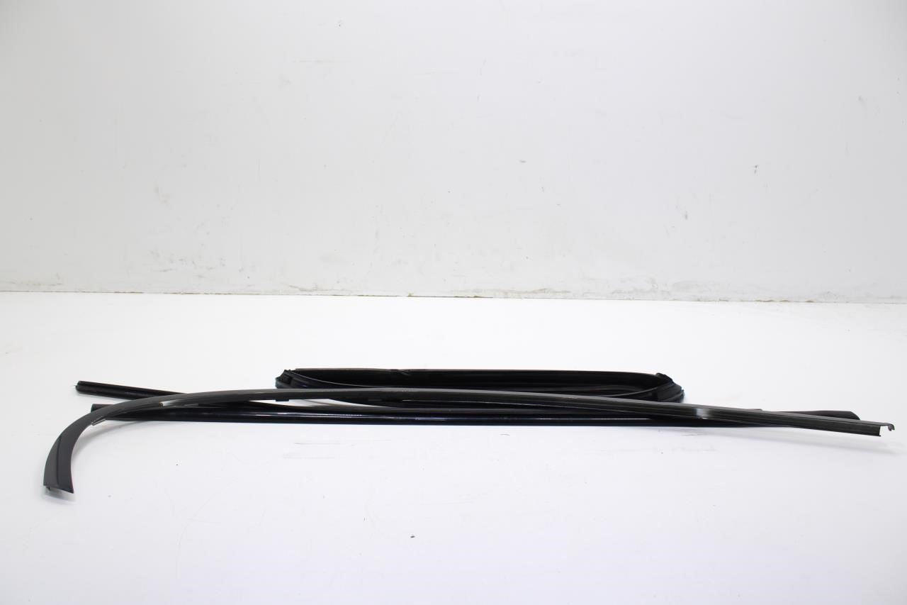 10-15 BMW 750i xDrive Rear RH Door Run Channel Belt Outer Inner Molding Seal Set - Alshned Auto Parts
