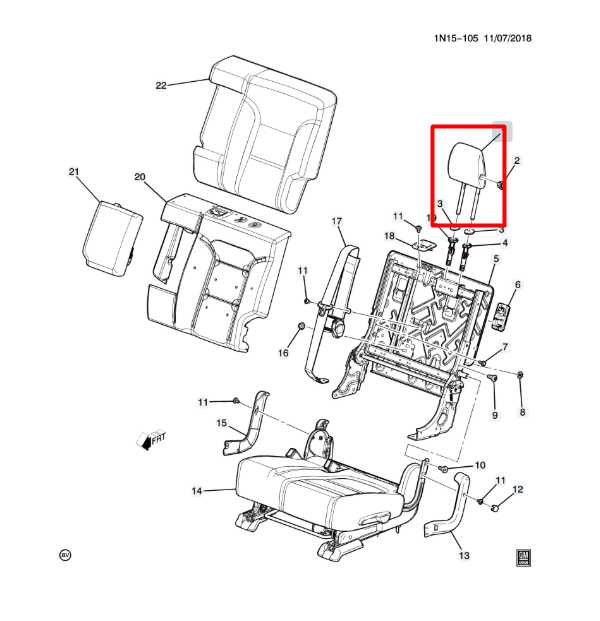 2020-22 Chevrolet Blazer 2LT Rear RH and LH Side 2nd Row Seat Headrest Cloth Set - Alshned Auto Parts