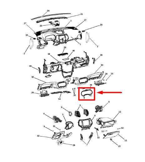 2019-2021 Jeep Cherokee FR LH Dash Speedometer Cluster Bezel Trim 6BT76TRMAA OEM - Alshned Auto Parts