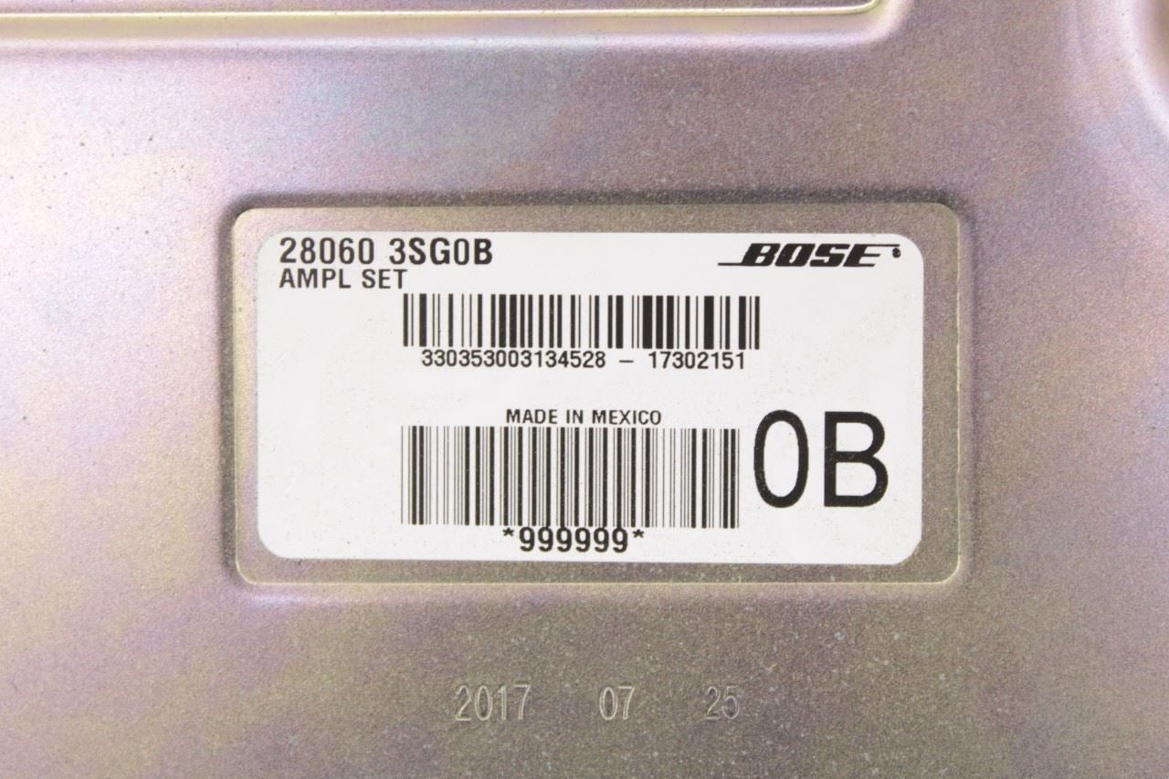 2013-2019 Nissan Sentra SL Bose Sound System Amplifier Amp 28060-3SG0B OEM - Alshned Auto Parts