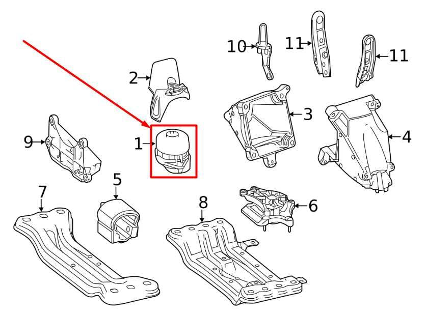 12-16 Mercedes-Benz E350 Sport 4Matic 3.5L AWD Front Left and Right Engine Mount - Alshned Auto Parts