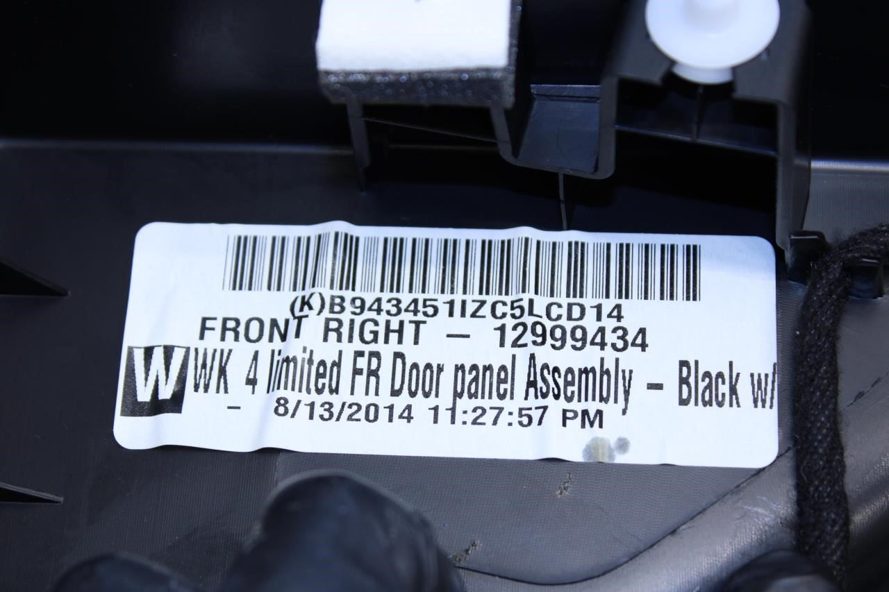 2014-2017 Jeep Grand Cherokee Limited Front Right Door Trim Panel 5LL741X9AC OEM - Alshned Auto Parts