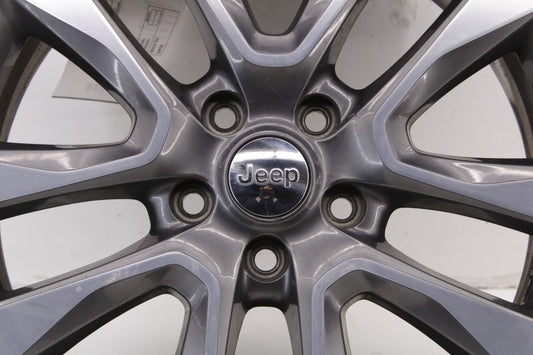 17-18 Jeep Grand Cherokee Aluminum Wheel R20x8J 5 V Spoke 5XL06TRMAA OEM *ReaD* - Alshned Auto Parts