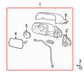 11-14 Chevrolet Equinox LT Driver Left Side Rear View Mirror 22818310 OEM *ReaD* - Alshned Auto Parts
