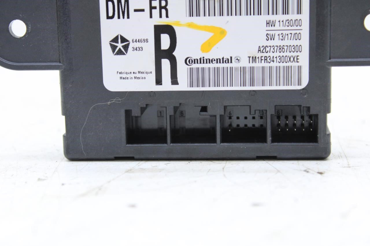 14-17 Maserati Ghibli Front Right Passenger Side Door Control Module 52851639AC - Alshned Auto Parts