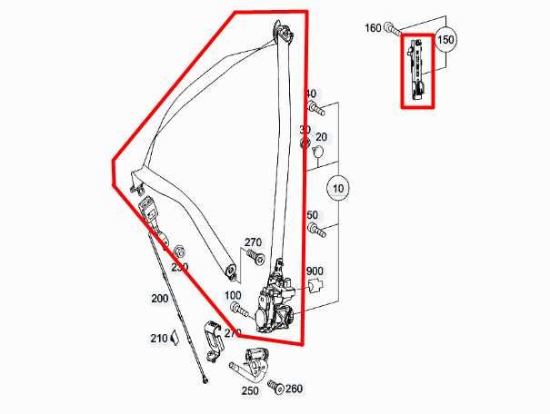 2012-15 Mercedes-Benz ML350 3.5L RWD Front Driver Left Side Seat Belt Retractor - Alshned Auto Parts