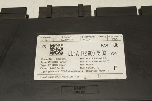 2010-2016 Mercedes-Benz E350 Sport 4MATIC Front Left Side Seat Control Module - Alshned Auto Parts