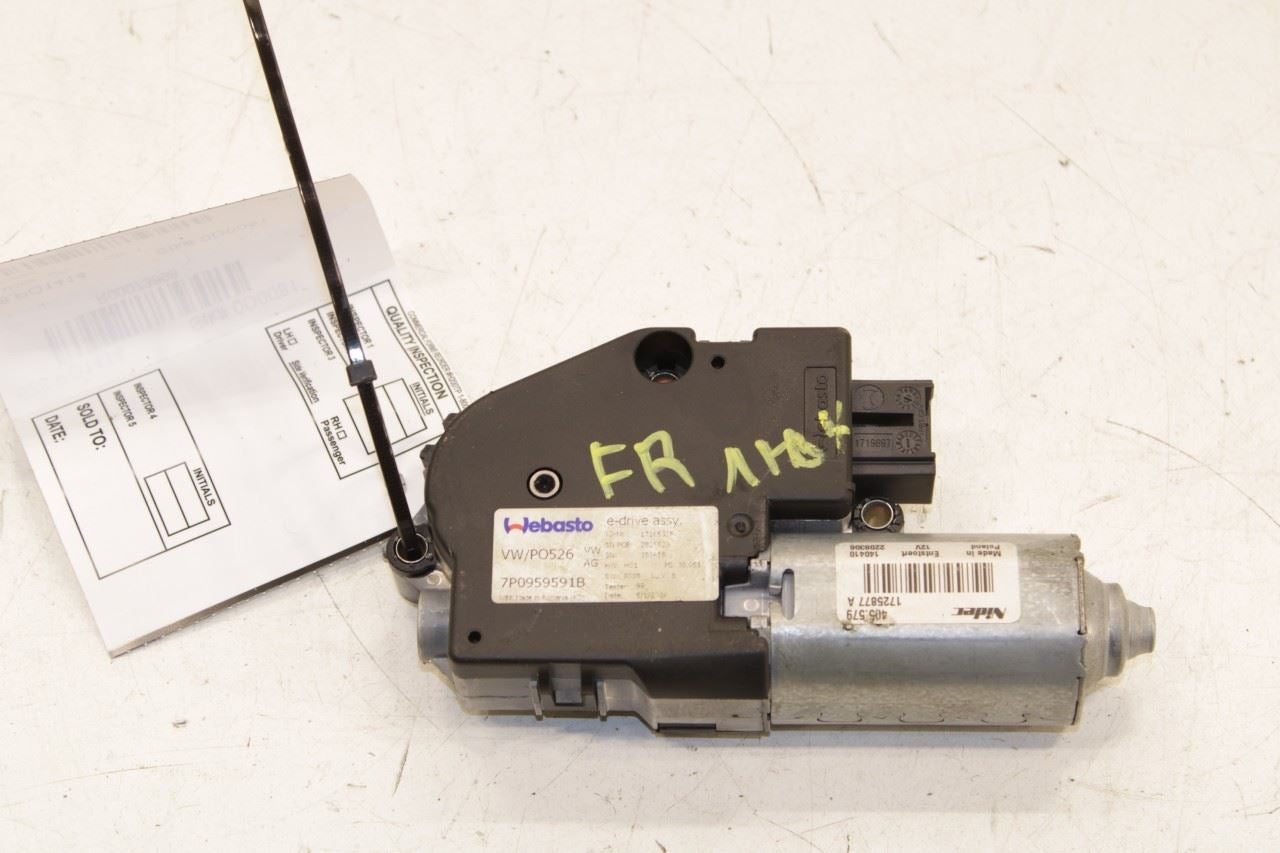 2011-2018 Porsche Cayenne Platinum Front Sunroof Sun Roof Motor 7P0959591B OEM - Alshned Auto Parts