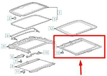 2018-2021 Buick Enclave Rear Sunroof Sunshade Frame 84904119 OEM - Alshned Auto Parts