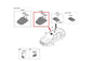 2021-24 Kia K5 GT-Line Front Roof Overhead Console Dome Light Lamp 92800-L2031WK - Alshned Auto Parts