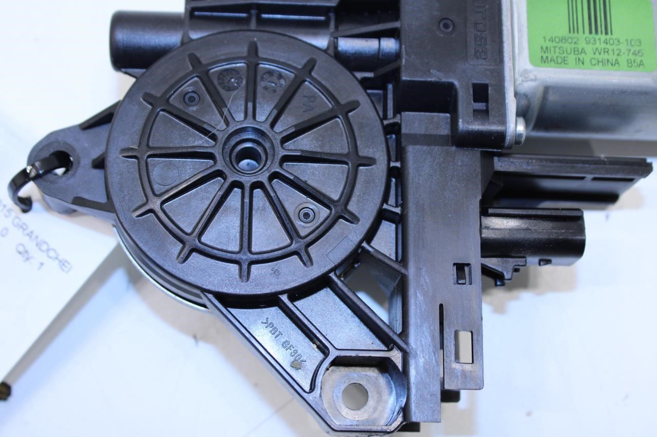 11-21 Jeep Grand Cherokee Rear Right Door Window Regulator Motor 68079284AB OEM - Alshned Auto Parts