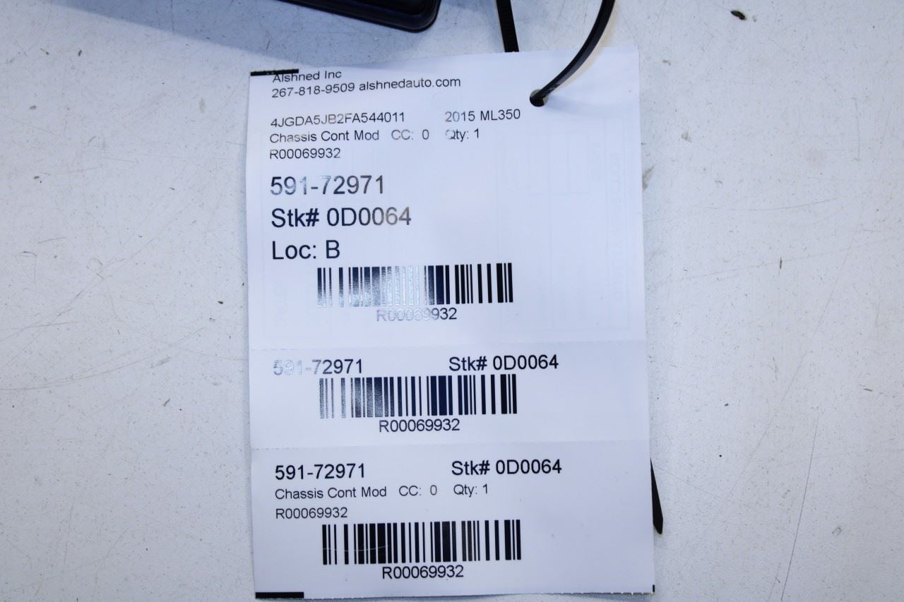 2010-2015 Mercedes-Benz ML350 Parking Brake Control Module 246-900-30-14 OEM - Alshned Auto Parts