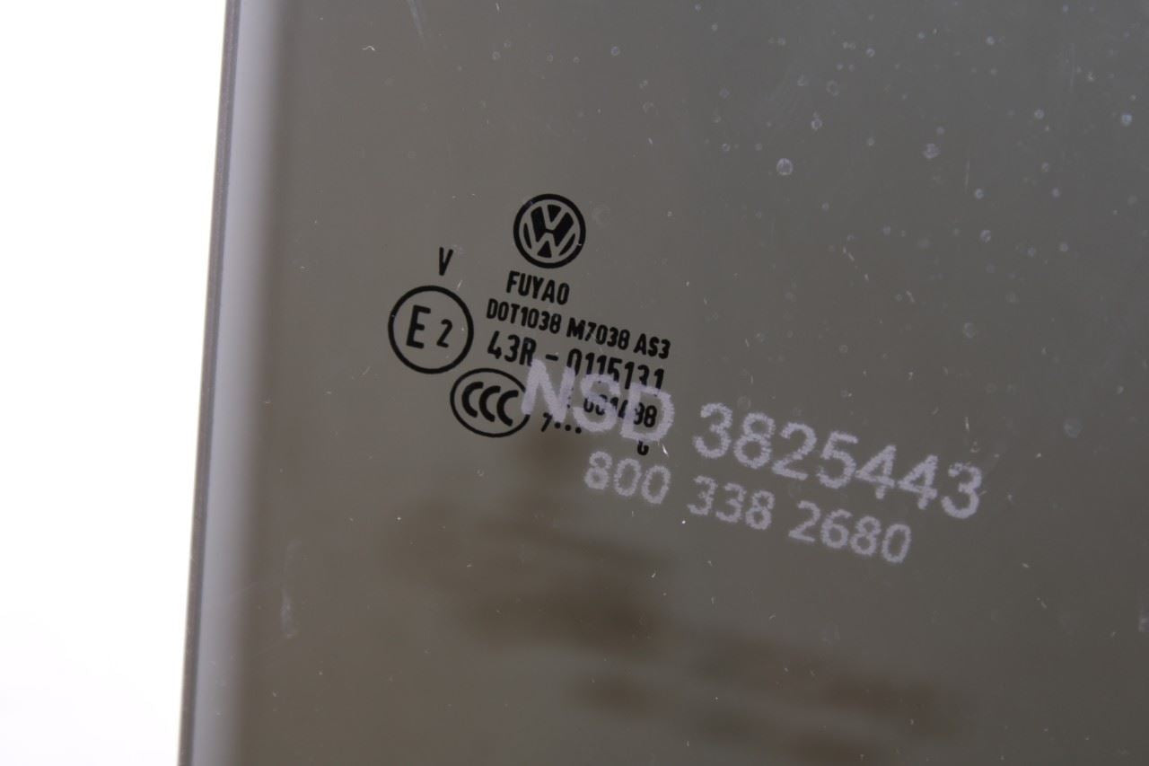 2018-2024 Volkswagen Atlas S Rear Right Side Door Window Glass 3CN-845-026 - Alshned Auto Parts