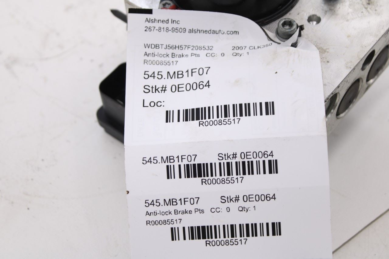 2006-2009 Mercedes-Benz CLK 350 3.5L ABS Anti Lock Brake Pump Control Module OEM13
