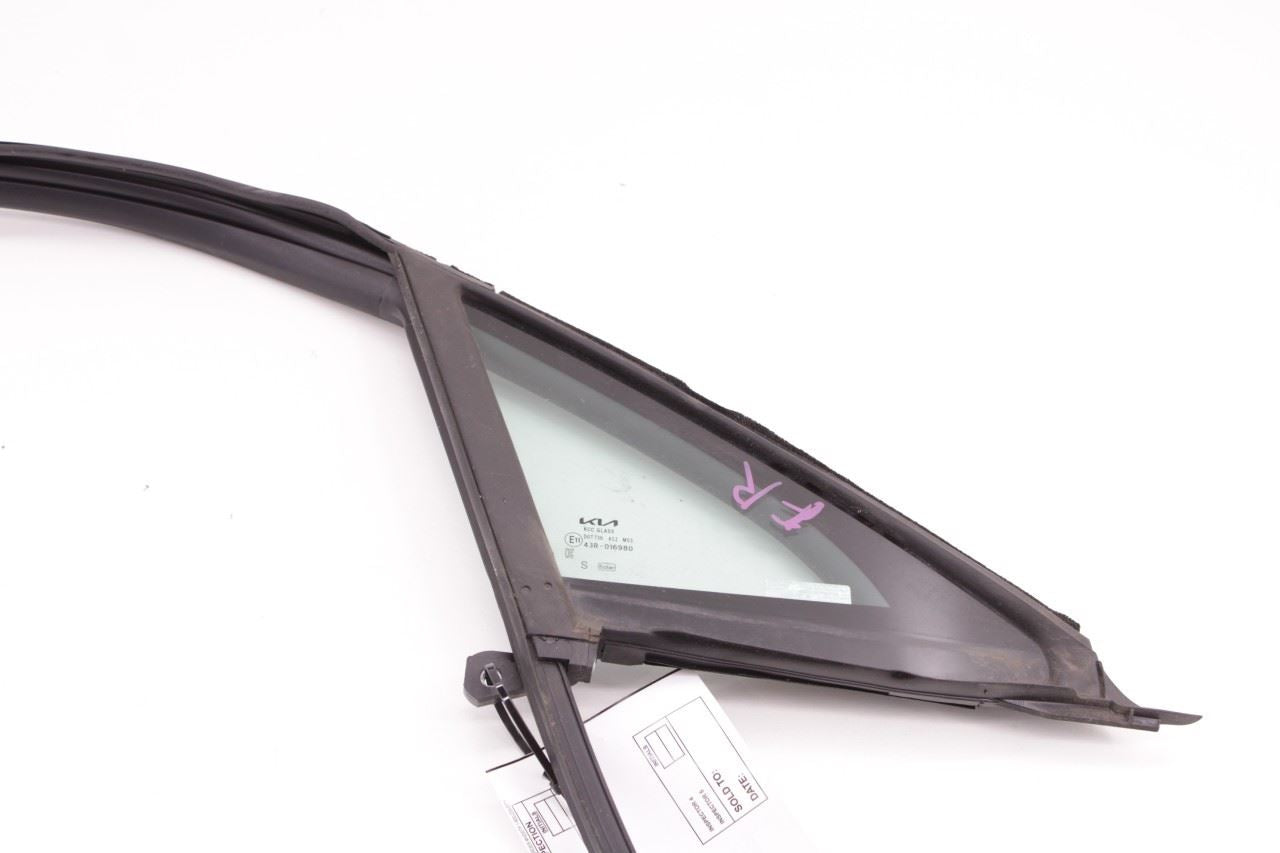 21-24 Kia K5 GT-Line FR RH Door Fixed Vent Glass Run Channel w Belt Weatherstrip - Alshned Auto Parts