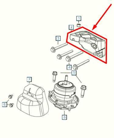 2011-2024 Dodge Durango 3.6L Left Side Engine Mount Bracket 68252524AA OEM - Alshned Auto Parts