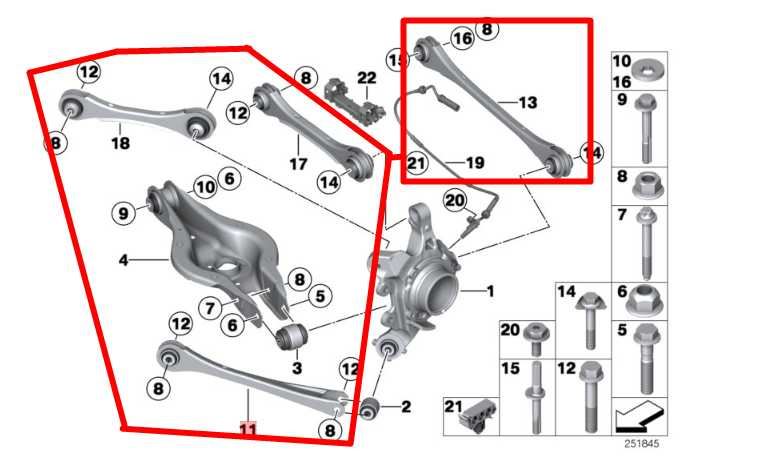 15-16 BMW 435i Gran Coupe Rear Left Side Control Arms Set 33326792525 OEM *ReaD* - Alshned Auto Parts