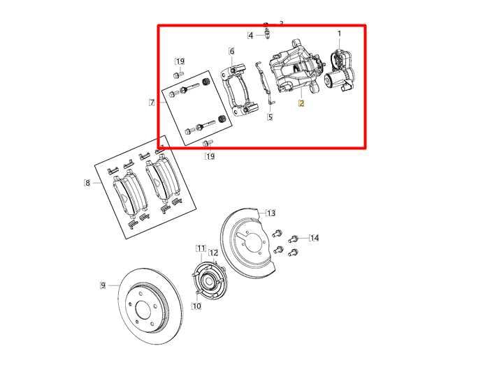 17-24 Chrysler Pacifica Rear Left Driver Side Brake Disc Caliper 68318173AB OEM - Alshned Auto Parts