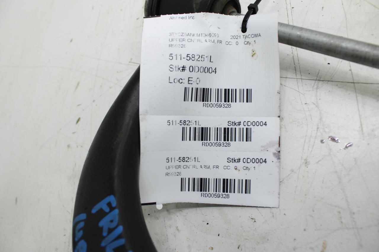 05-23 Toyota Tacoma 4WD Front Left Suspension Upper Control Arm 48630-04021 OEM - Alshned Auto Parts