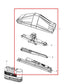 2008-20 Dodge Grand Caravan GT Lift Jack and Tool Kit w/ Tool Bag 4721855AB OEM1