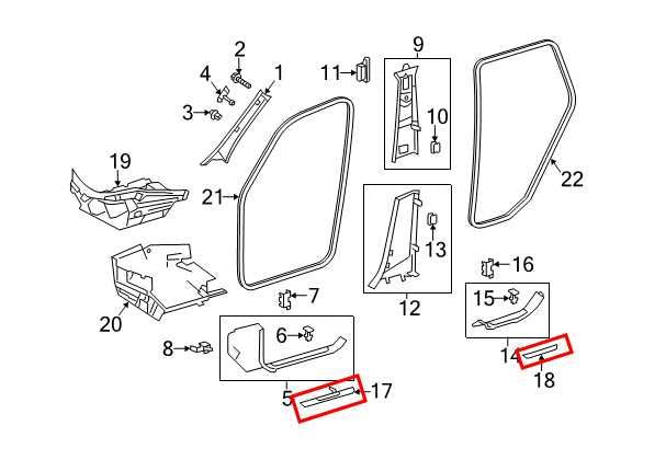 12-15 Mercedes-Benz ML350 Front and RR RH and LH Door Sill Scuff Plate Set of 4 - Alshned Auto Parts