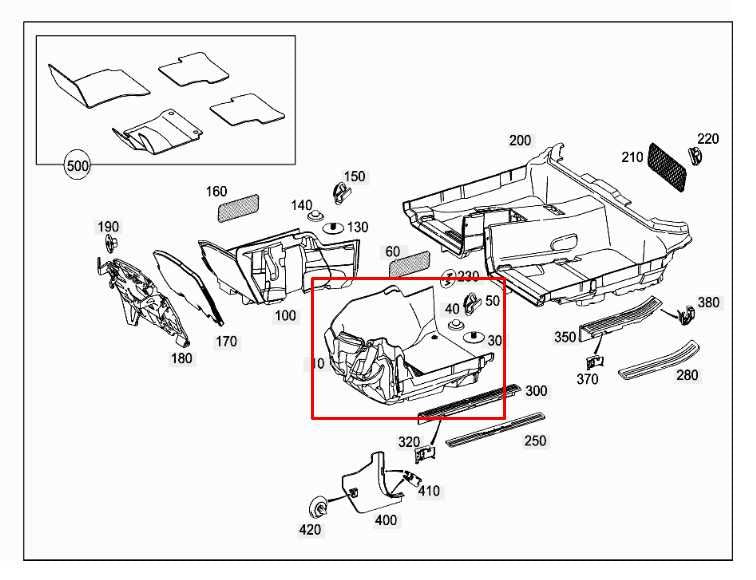 2008-11 Mercedes-Benz C350 Sport 3.5L Front Driver Left Side Floor Carpet Liner - Alshned Auto Parts