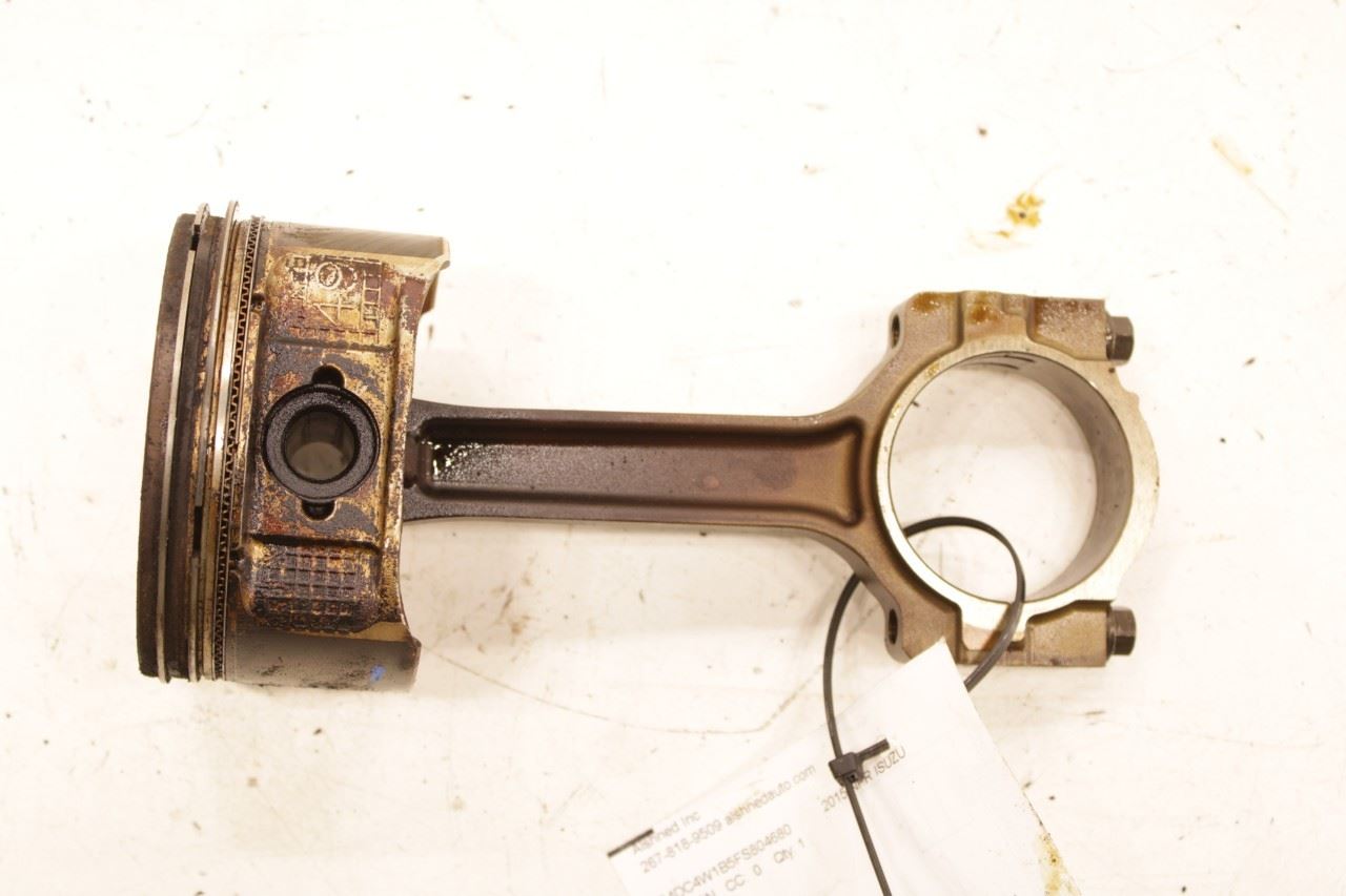 12-20 ISUZU NPR HD 6.0L Engine Piston Right No 4 w/ Connecting Rod 8-89017-849-0 - Alshned Auto Parts