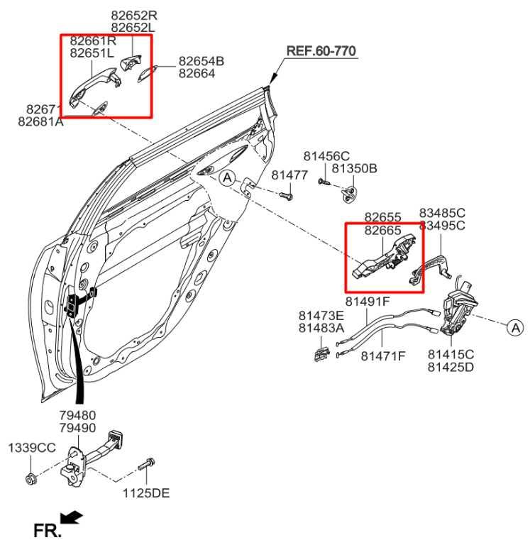 2016-20 Kia Optima EX 2.4L Rear Driver Left Side Door Exterior Handle 82651D5000 - Alshned Auto Parts