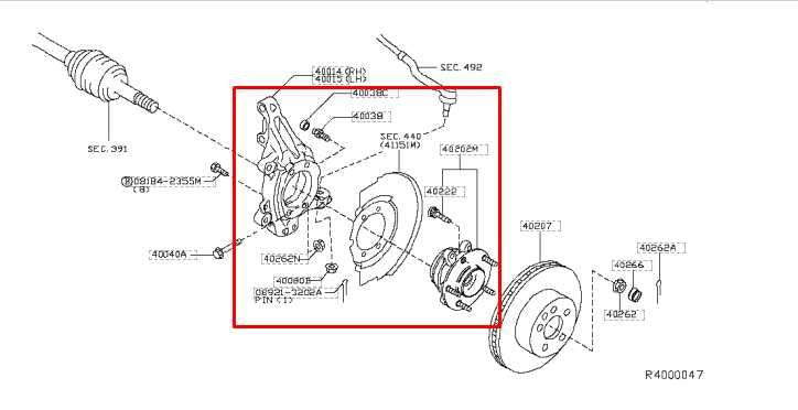 2014-2020 Nissan Pathfinder SV Front Right Side Spindle Knuckle Hub 40014-3JA1A - Alshned Auto Parts