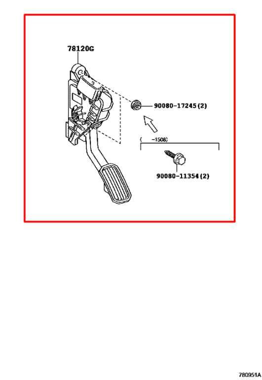 2014-23 Toyota Tacoma SR5 Double Cab 3.5L Accelerator Throttle Gas Pedal Sensor1
