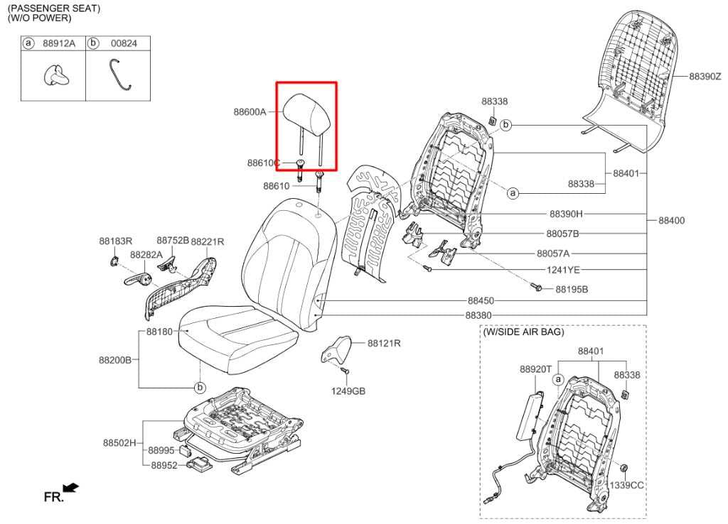 19-20 Kia Optima LX Front Passenger Right and Driver Left Side Seat Headrest Set - Alshned Auto Parts