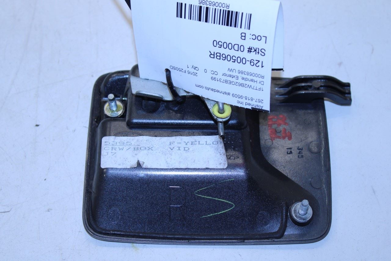 05-16 Ford F250 Lariat Crew Cab Front Passenger Right Side Door Exterior Handle - Alshned Auto Parts