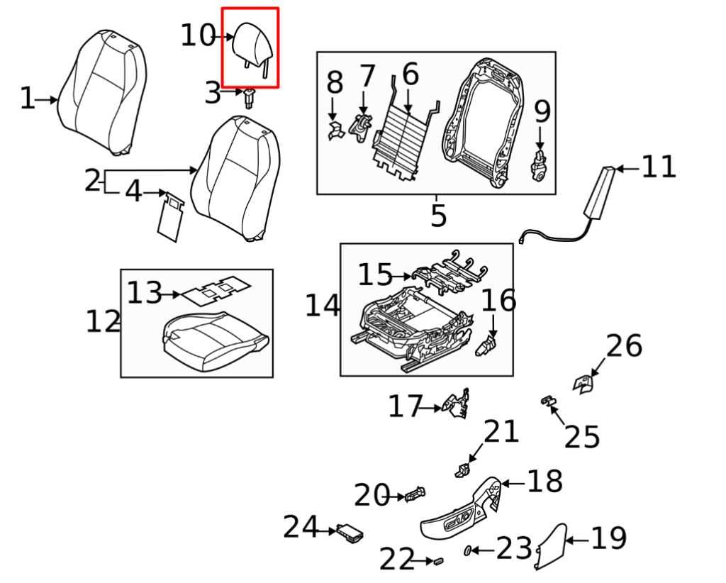 21-25 Mazda CX30 S 2.5L Front Driver Left Side Seat Headrest DGJ5-88-140-02 OEM - Alshned Auto Parts