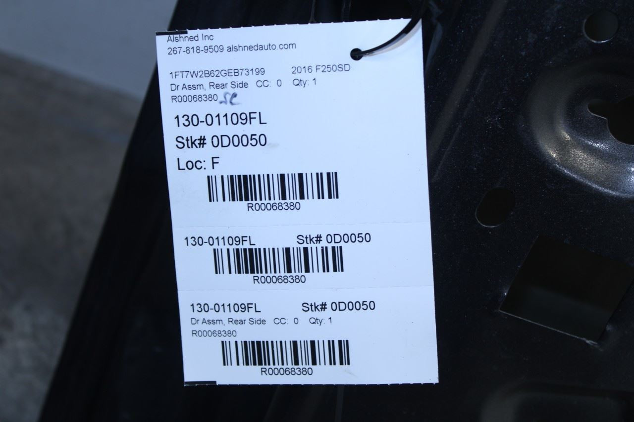 2008-16 Ford F250 Lariat Crew Cab Rear Left Door Shell Panel 9C3Z-2624631-C OEM - Alshned Auto Parts