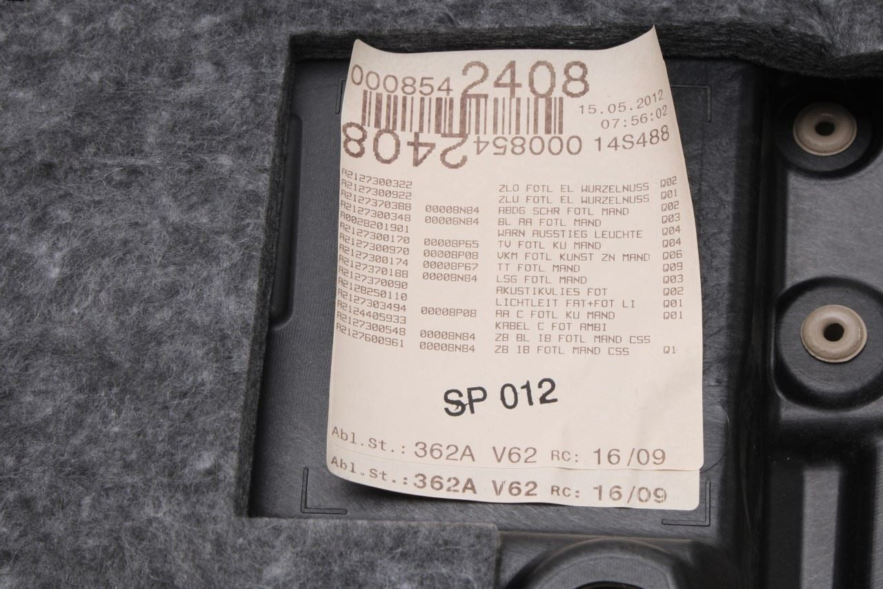 2010-13 Mercedes-Benz E350 Sport 4Matic Rear Left Door Trim Panel 21273001708P65 - Alshned Auto Parts