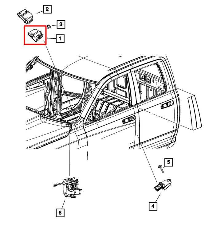 2009-10 Dodge Ram 1500 5.7L SRS Occupant Restraint Control Module 56054623AD OEM - Alshned Auto Parts