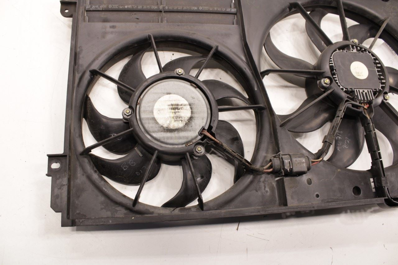 2006-2018 Volkswagen Passat SE 1.8L FWD Dual Radiator Cooling Fan Motor Assembly - Alshned Auto Parts
