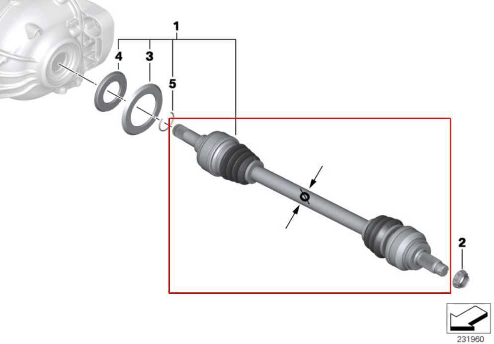 13-17 BMW X3 xDrive28i AWD Rear Right Side CV Axle Drive Half Shaft 33207598038 - Alshned Auto Parts