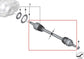 13-17 BMW X3 xDrive28i AWD Rear Right Side CV Axle Drive Half Shaft 33207598038 - Alshned Auto Parts