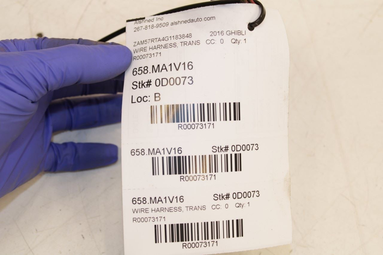 2014-2021 Maserati Ghibli S Q4 3.0L AWD Auto Transmission Gearbox Wire Harness - Alshned Auto Parts