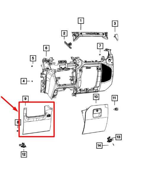 18-23 Jeep Wrangler Left Side Steering Column Lower Trim Cover Panel 6AA94TX7AA - Alshned Auto Parts